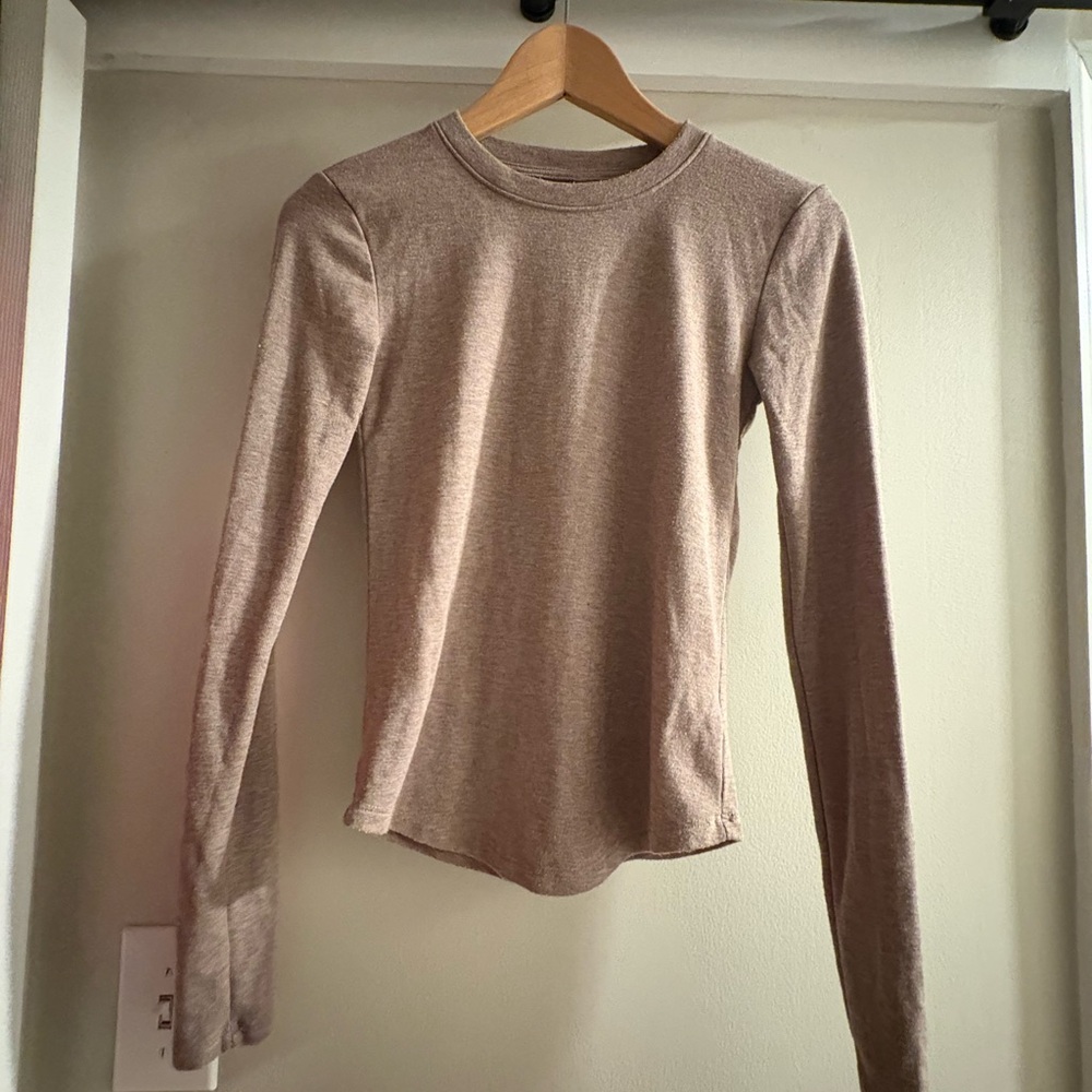Light Brown Long Sleeve Shirt